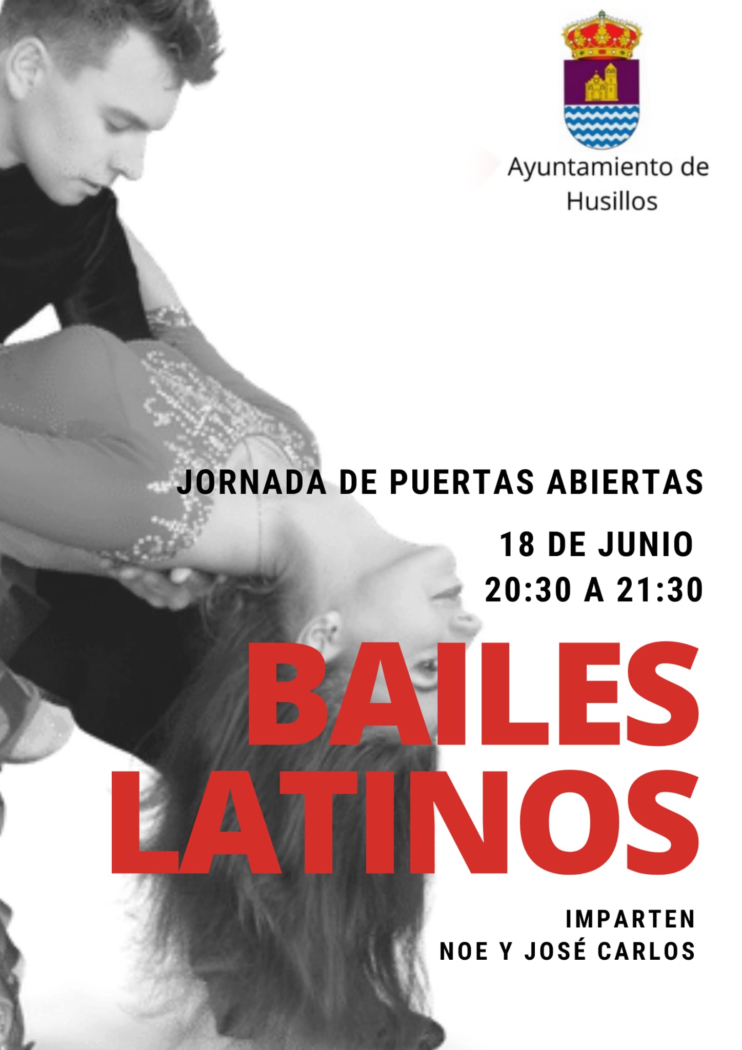 JORNADAS PUERTAS ABIERTAS CLASES BAILES LATINOS